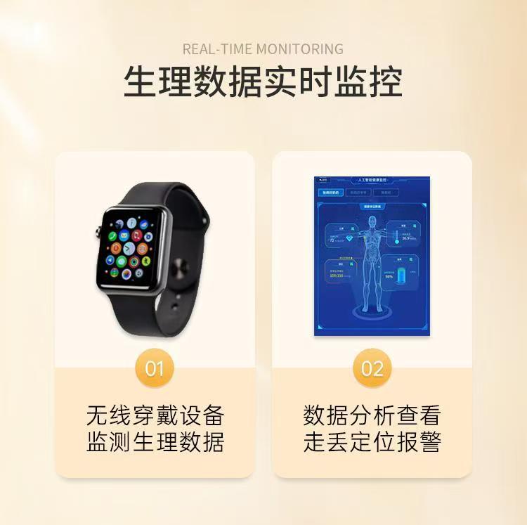 定制智慧居家养老机器人陪伴老人语音聊天呼救生理数据家庭 高清图片1