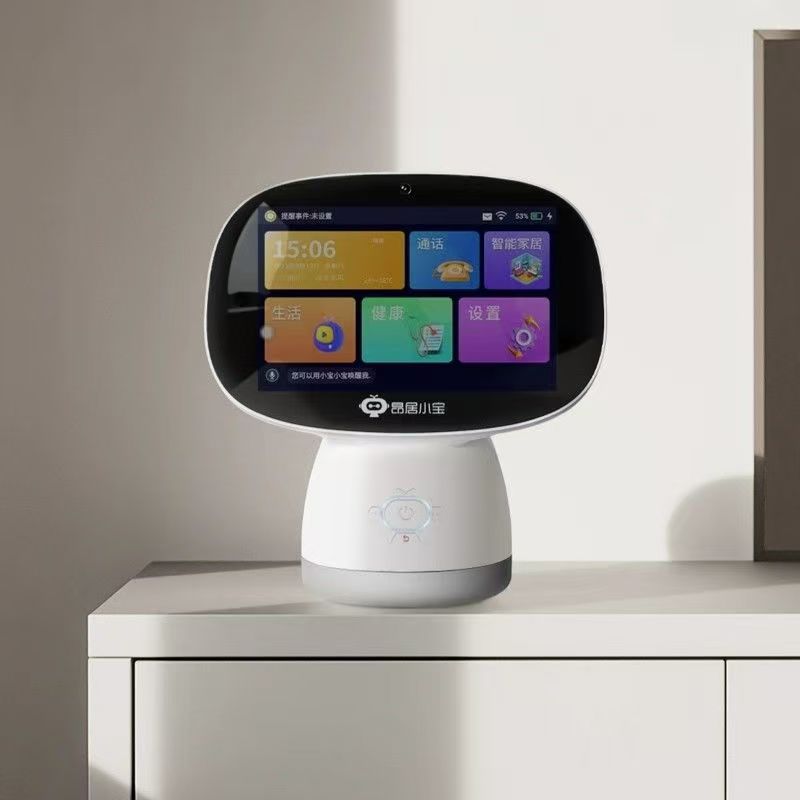 昂居小宝老人陪护智能机器人AI语音对话解闷家用视频通话远程陪伴 高清图片14