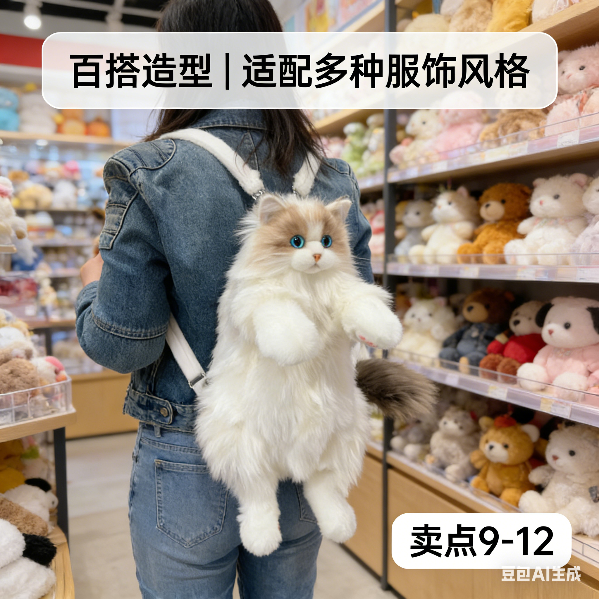 硅机猫不用铲屎的硅机生物 AI 智能聊天互动陪伴机器猫跨次元智慧生物聊天搭子送闺蜜礼物不用喂粮 高清图片8